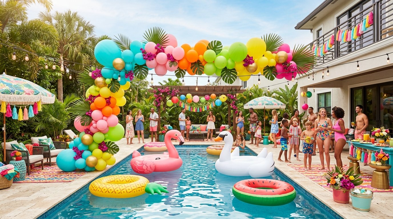 Pool Party Decor Ideas