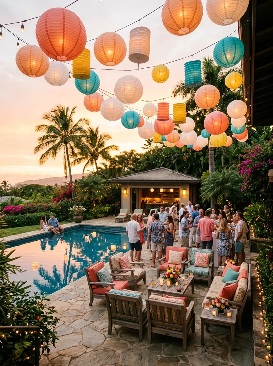 Hanging Paper Lanterns