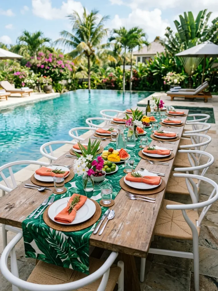 Tropical Table Runner