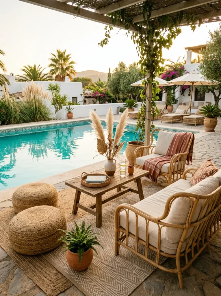 Boho Pool Lounge