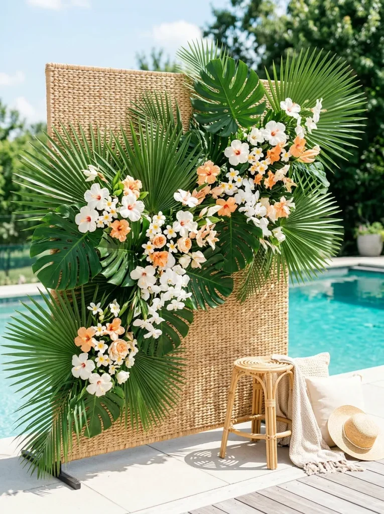 Palm Leaf Backdrop