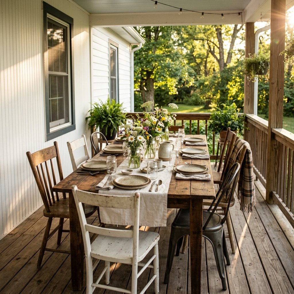 29 Covered Porch Ideas for a Warm, Welcoming Retreat 26 Outdoor Dining Nook