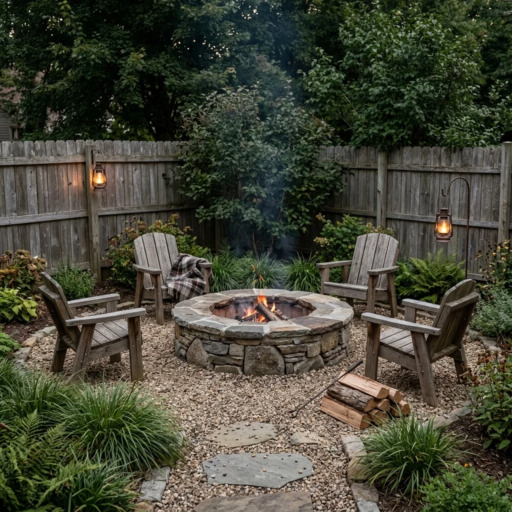29 DIY Small Backyard Fire Pit Ideas Made So Simple 8 Rustic Stone Fire Pit