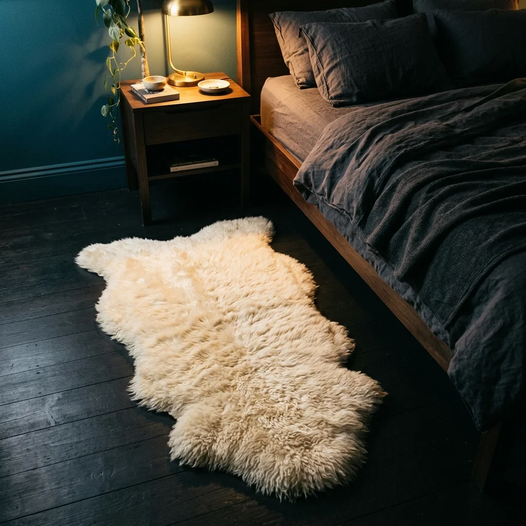 Sheepskin Bedside Rug