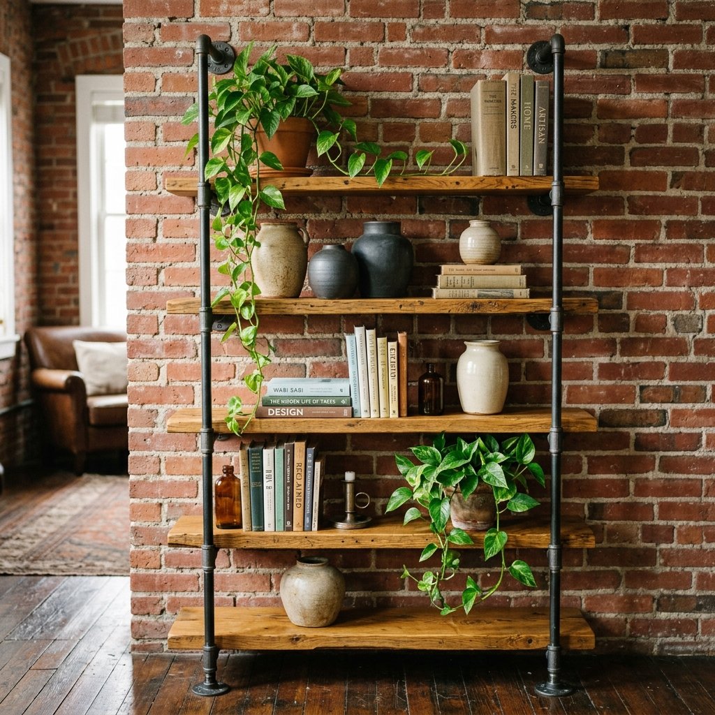 Metal Pipe Shelving