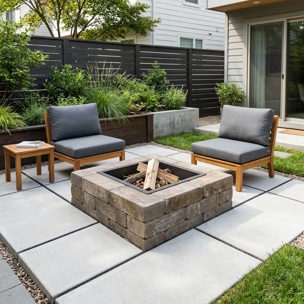 29 DIY Small Backyard Fire Pit Ideas Made So Simple 6 Square Paver Fire Pit