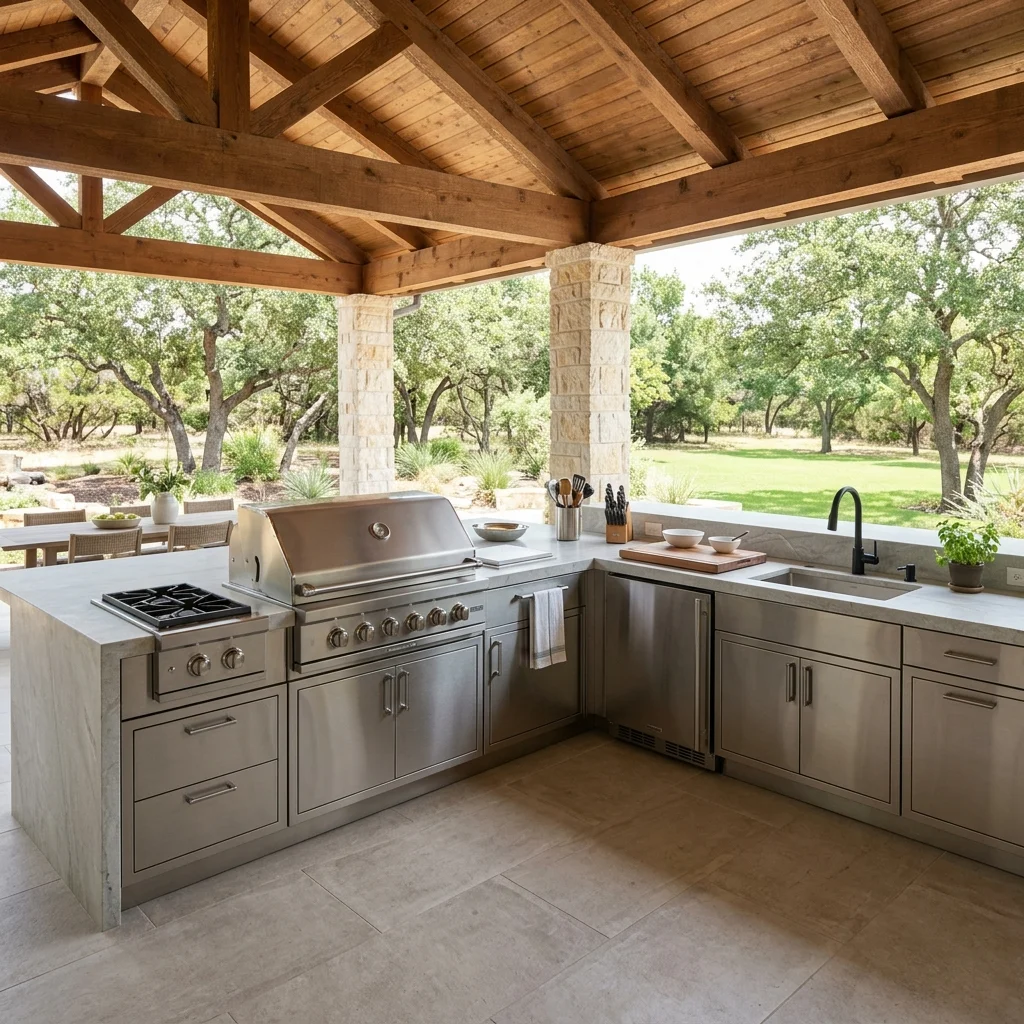 Stainless Steel Chef Kitchen
