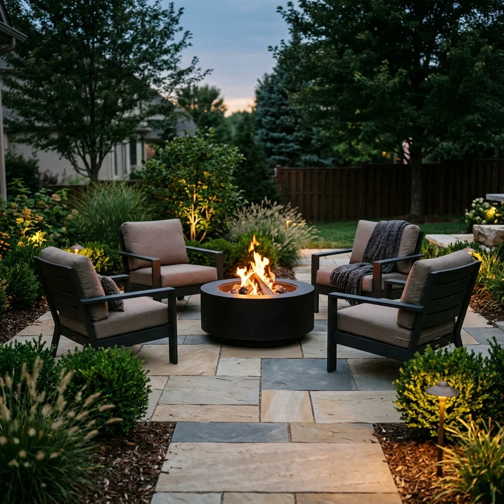 Stone Paver Fire Pit
