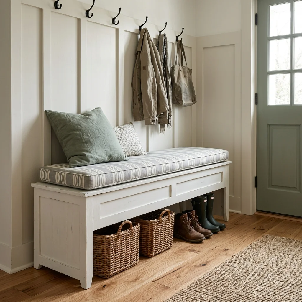 29 Covered Porch Ideas for a Warm, Welcoming Retreat 20 Storage Bench
