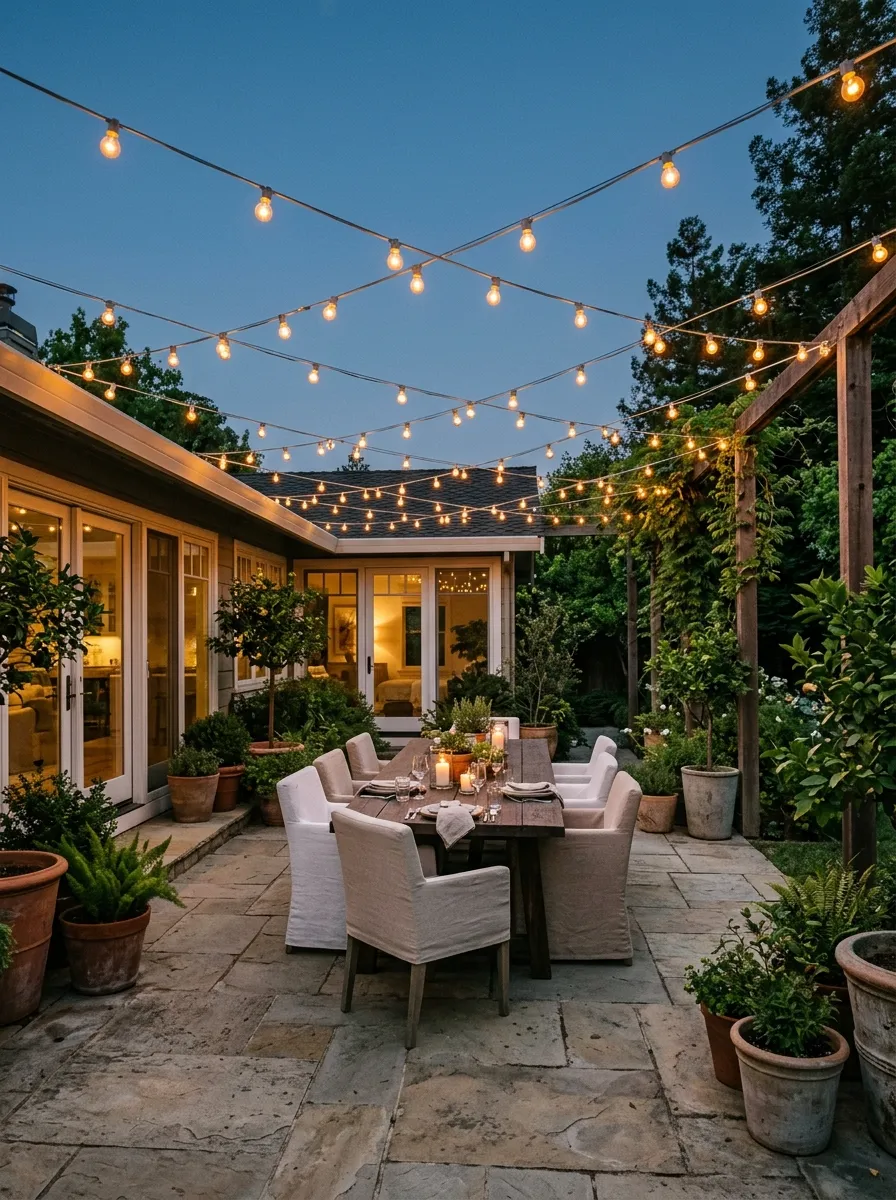 Crisscross Patio Canopy
