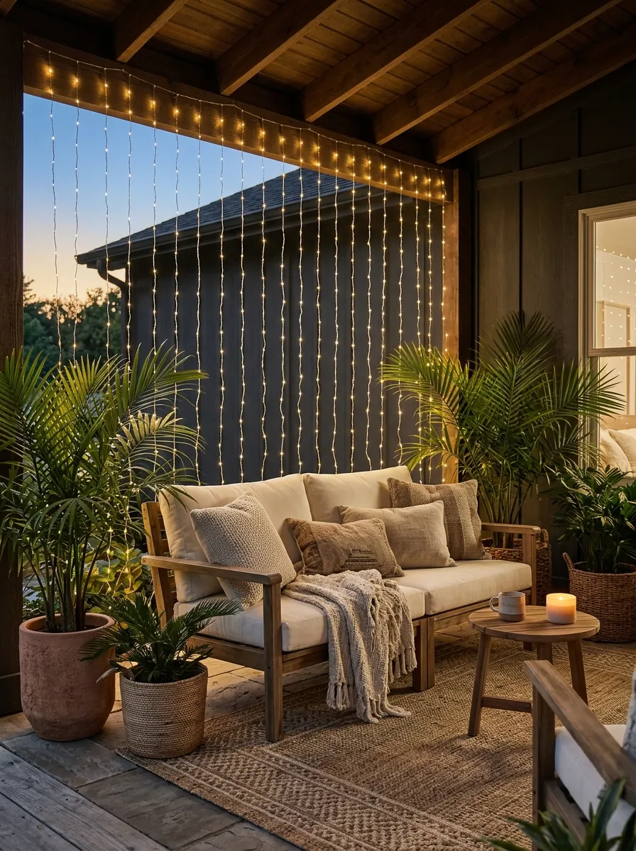 Curtain Patio Lights