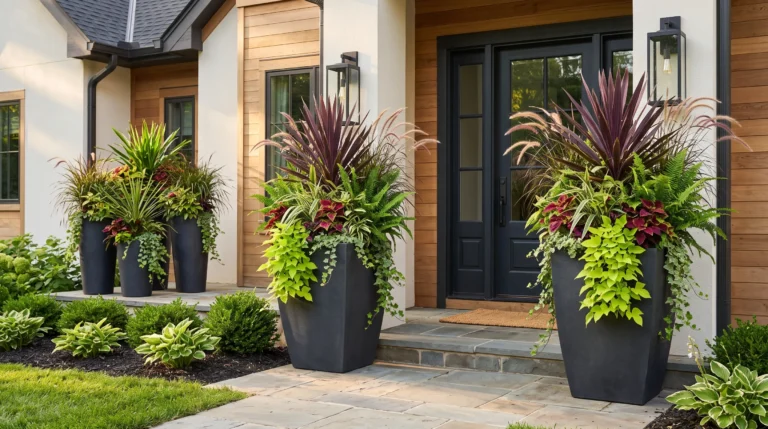 Tall Outdoor Planter Ideas