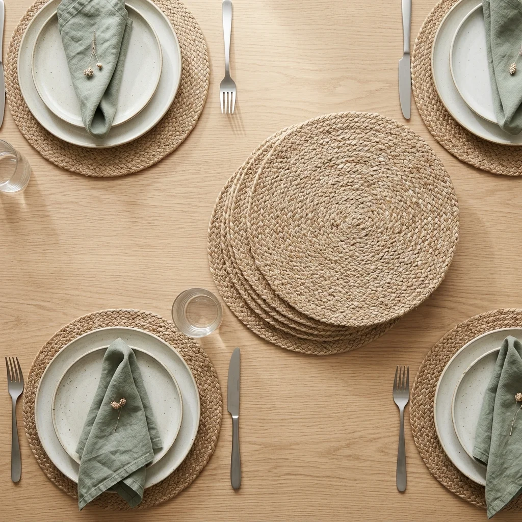 Textured Placemat Stack