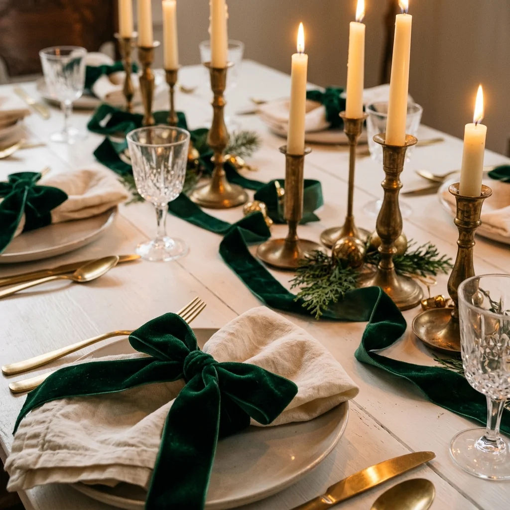 Velvet Ribbon Accents