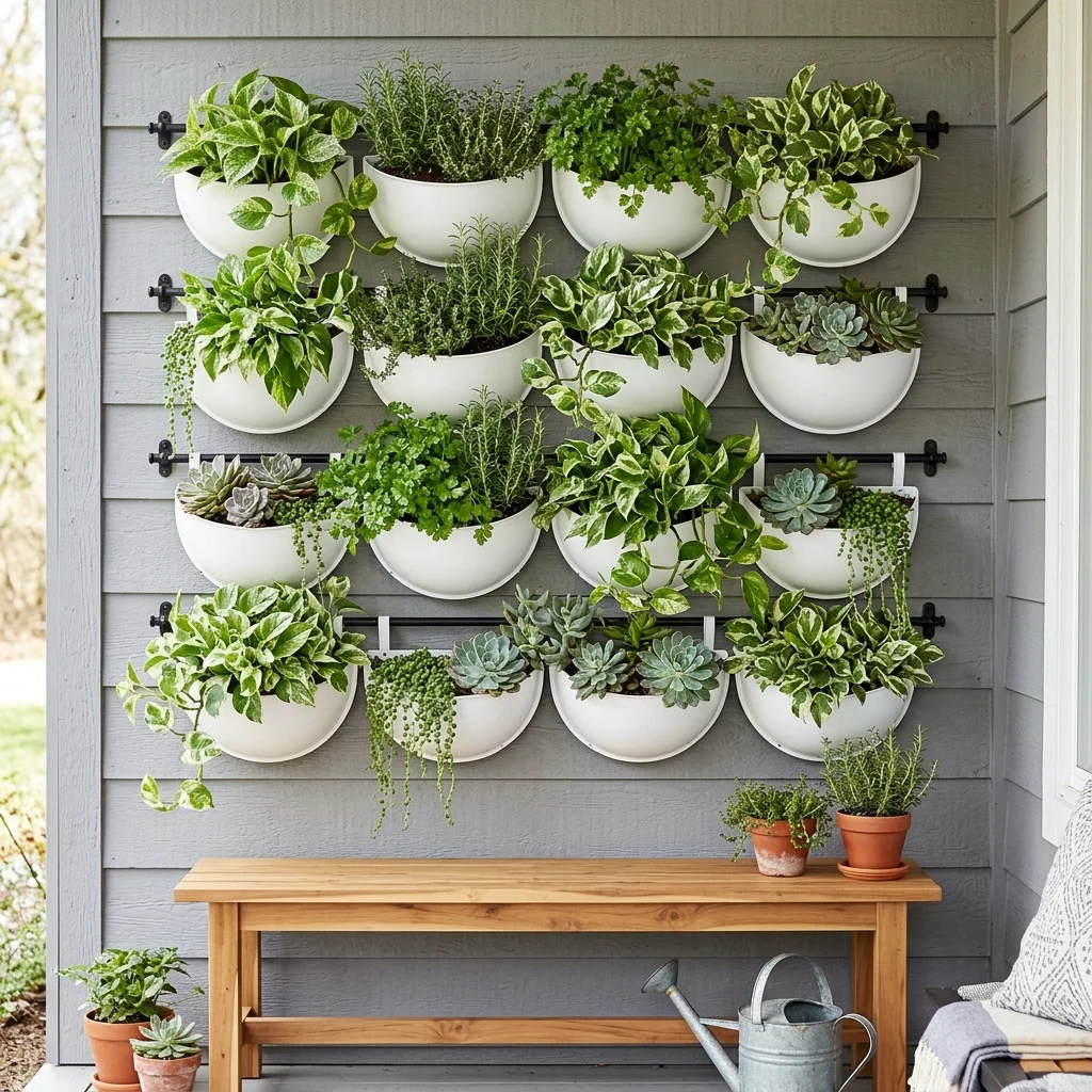 29 Covered Porch Ideas for a Warm, Welcoming Retreat 14 Vertical Garden Wall