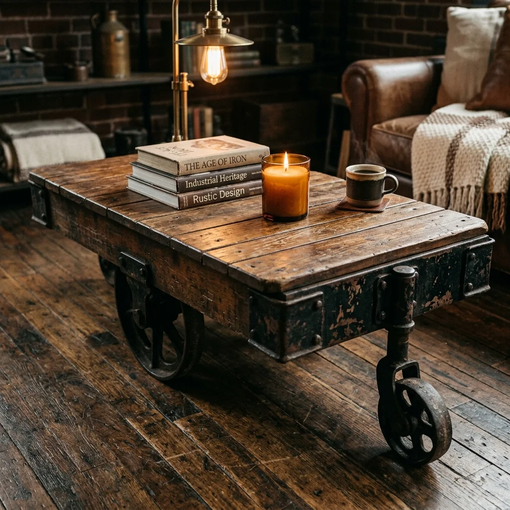 Vintage Factory Cart