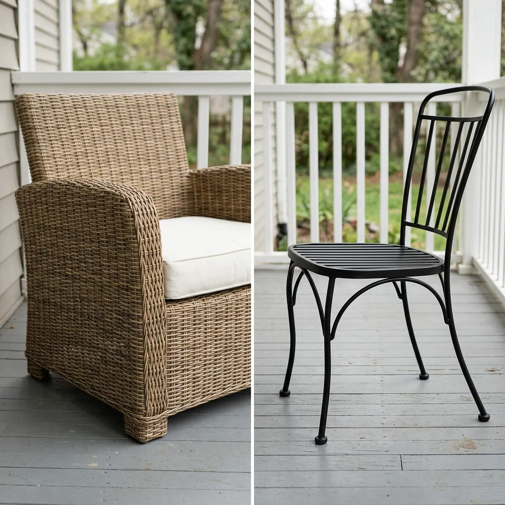 28 Back Porch Ideas That Feel Instantly Super Inviting 7 Wicker Vs Metal Seating