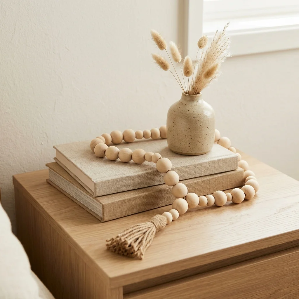 Wooden Bead Garland