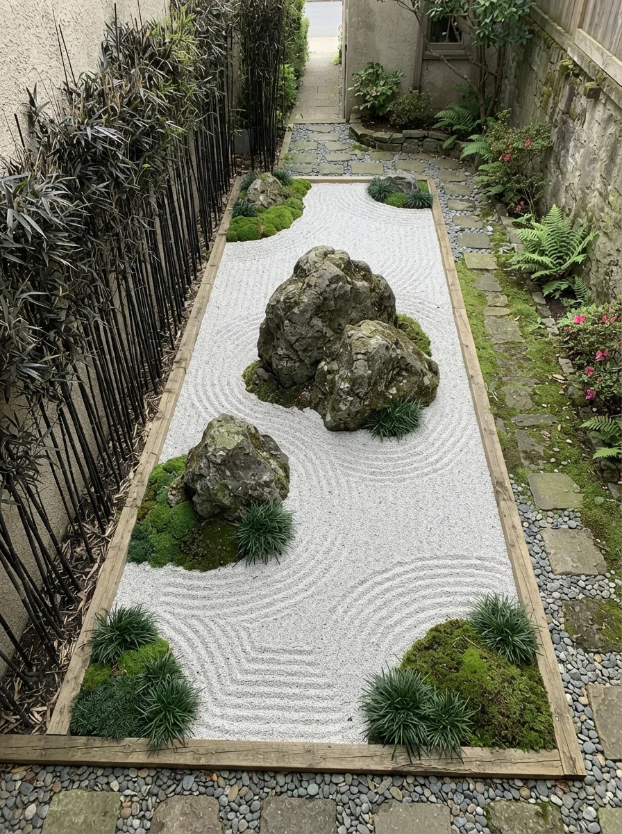 26 Side of House Landscaping Ideas You'll Truly Adore 10 Zen Rock Garden